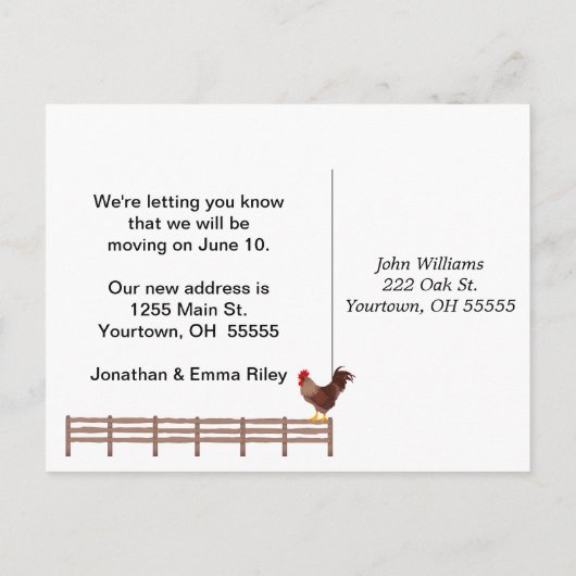 Vache pour Faire-part mobile (Dos)