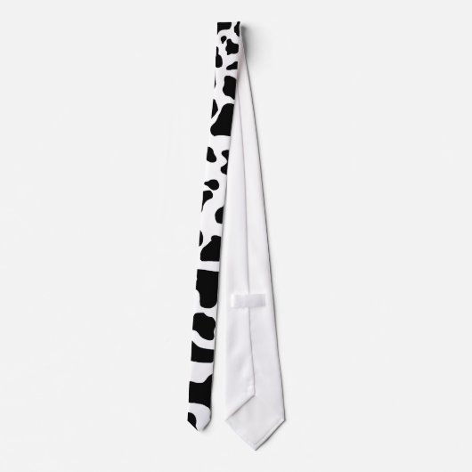 Vache pour homme laitier Imprimer Cravate (Dos)