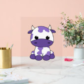 Vache pourpre T-shirt surdimensionné_1 (Mariage)