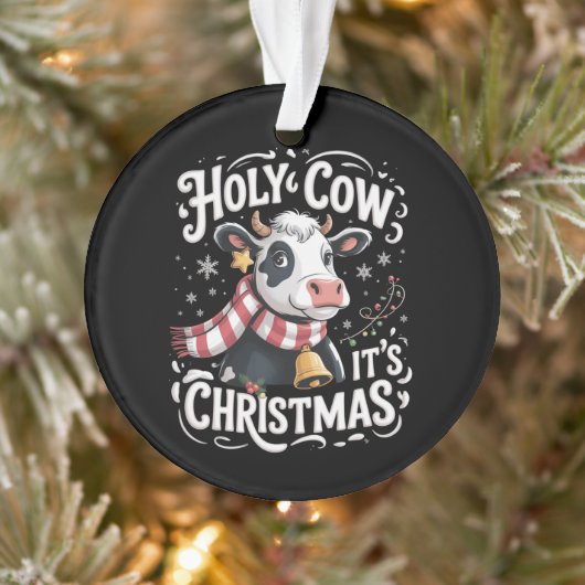 Vache sacrée C'est Xmas Amusing Amoureux des vache (Arbre)