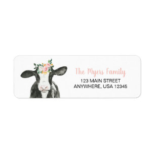 Vache sacrée, je suis une étiquette de retour d'ad