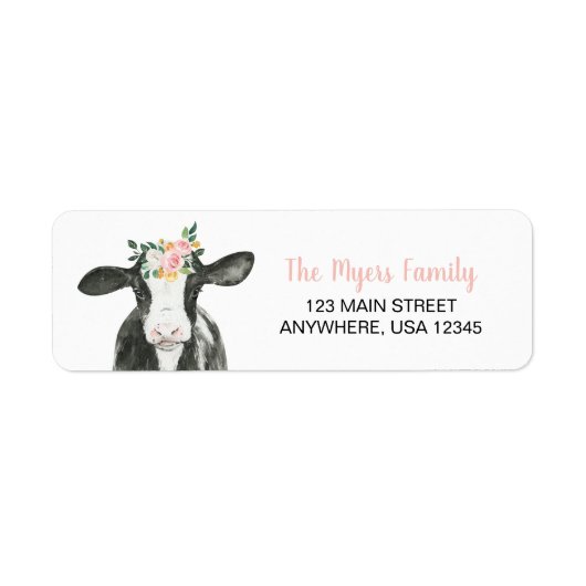Vache sacrée, je suis une étiquette de retour d'ad (Devant)