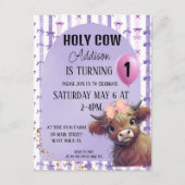 Vache Sainte Je Suis Un Invitation Arc-en-ciel Vio (Devant)