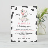 Vache sainte Je suis une fille première invitation (Debout devant)