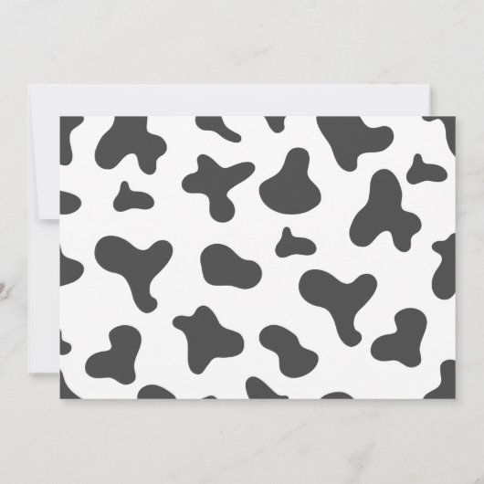 Vache sainte Je suis une première invitation d'ann (Dos)