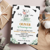 Vache sainte Je suis Vache Invitation d'Anniversai