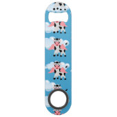 Vache souriante ailes roses de l'animal volant Des (Dos)