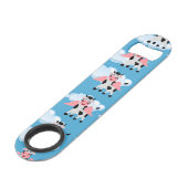 Vache souriante ailes roses de l'animal volant Des (Dos Angle)