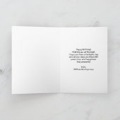 Vache souriante mignonne adorable Carte de premier (Intérieur)