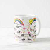 Vache Sun Rainbow Mug (Devant droit)