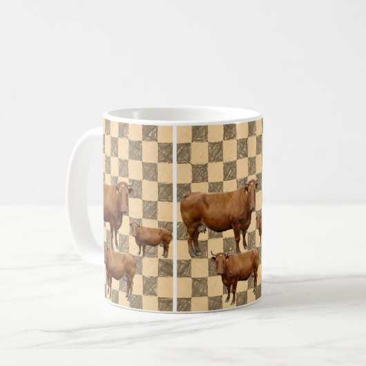 vache tasse (Devant gauche)