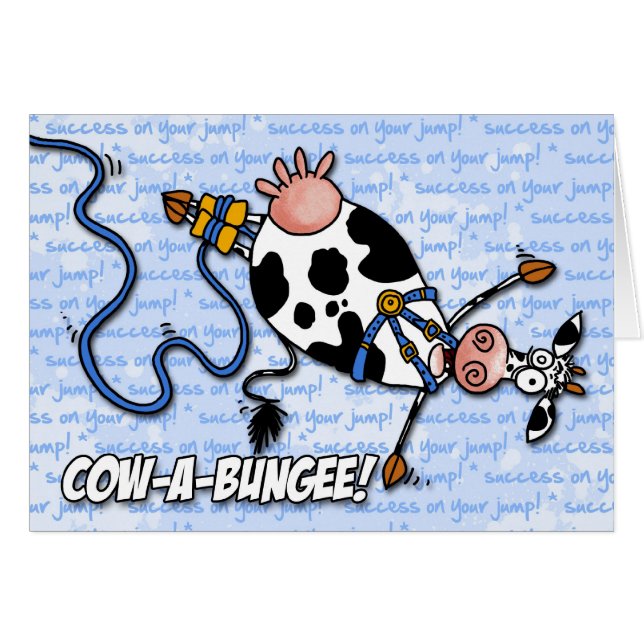 vache-un-bungee - succès sur votre saut (Devant horizontal)