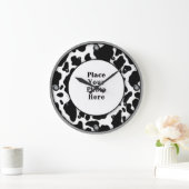 Vache Votre Mur De Photo Horloge (Maison)