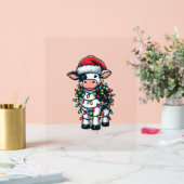 Vache Xmas tenue mignonne Père Noël Vache (Mariage)