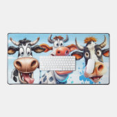Vaches amusantes Mélange Whimsical Animal de ferme (Clavier et souris)