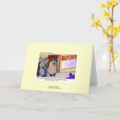 Vaches amusantes : Vache Mafia Al Cowpone Carte de (Fleur jaune)