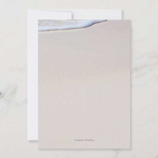 Vaches Côtières Mariage Faire-part Avec Photo (Dos)