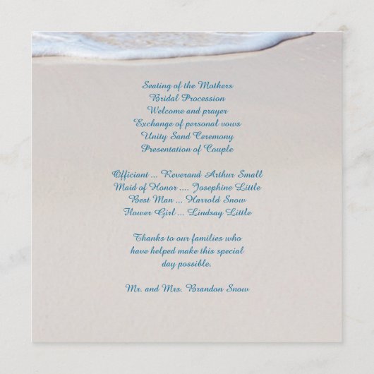 Vaches côtières Mariage par le Programme de la mer (Dos)