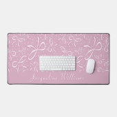 Vaches de coquette rose délicates (Clavier et souris)