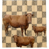 Vaches de rideau de douche (Devant)