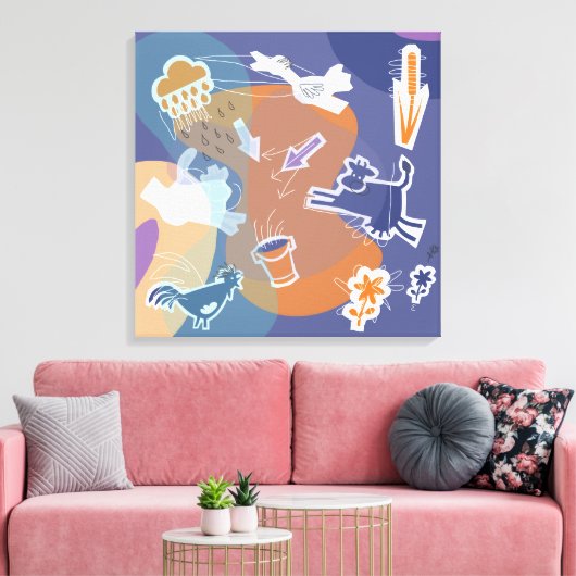 vaches de toile extérieures (Insitu(Salon))