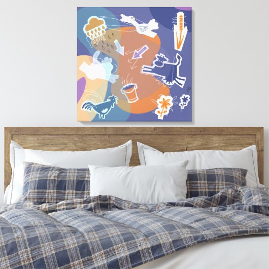 vaches de toile extérieures (Insitu(Chambre))