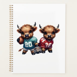 Vaches des Highlands et Football