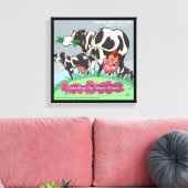 Vaches Épousées Pour Crème Lourde Drôle Impression (Insitu(Salon))