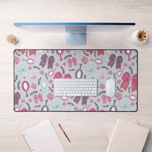 Vaches et Roses gris romantiques (Bureau 1)