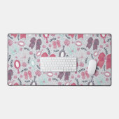 Vaches et Roses gris romantiques (Clavier et souris)