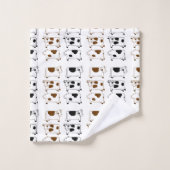 Vaches laitières mignonnes (Gant de toilette)