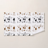 Vaches laitières mignonnes (Serviette à main)