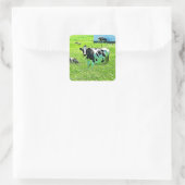 Vaches mignonnes amusantes sur les autocollants de (Sac)