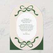 Vaches modernes Green Oval Photo Cartes Arc de Noë (Dos)