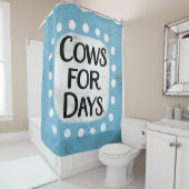 Vaches Pour Jours Douche Rideau (En situation)