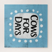 Vaches pour les jours Jigsaw Puzzle (Horizontal)