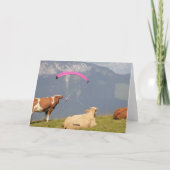 Vaches quittant la carte (Dos)