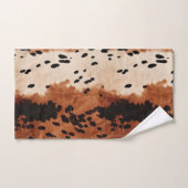 Vachette à crème noire Brown (Serviette à main)