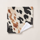 Vachette animale à la crème Brown occidentale (Gant de toilette)