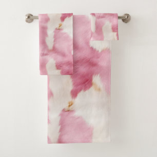 Vachette blanche rose pâle