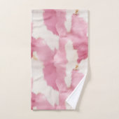 Vachette blanche rose pâle (Serviette à main)