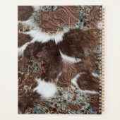 Vachette de l'Ouest rustique Cuir Brown (Dos)