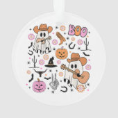 Vachette fantôme effrayant cow-boy Halloween drôle (dos)