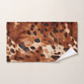 Vachette noire Brown (Serviette à main)