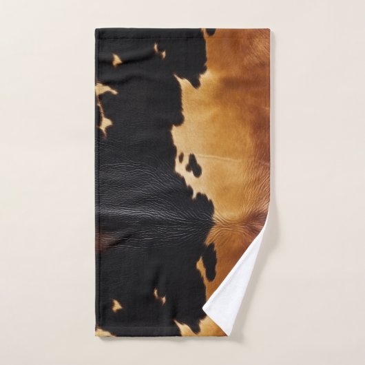 Vachette noire Brown du sud-ouest (Serviette à main)