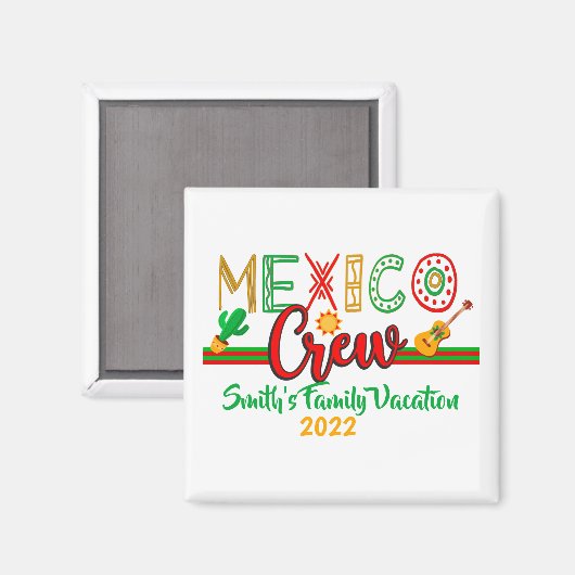 Vacking MAtching op cruiseseizoen met Mexicaanse b Magneet (Voorkant / Achterkant)