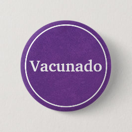 Vacunado (Paars)  Button
