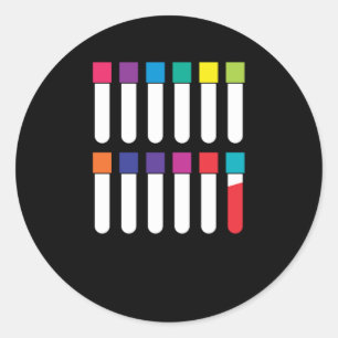 Vacutainer Bloedflebotomie Flebotomist Gift Ronde Sticker