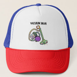 Vacuüm Man Trucker Hoed Trucker Pet