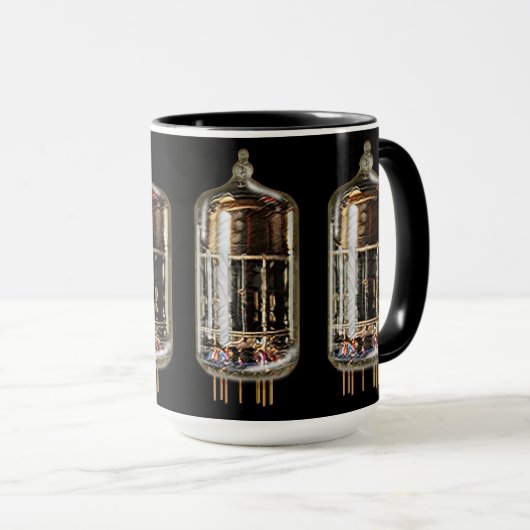 Vacuüm Tube Art Mok (Voorkant rechts)